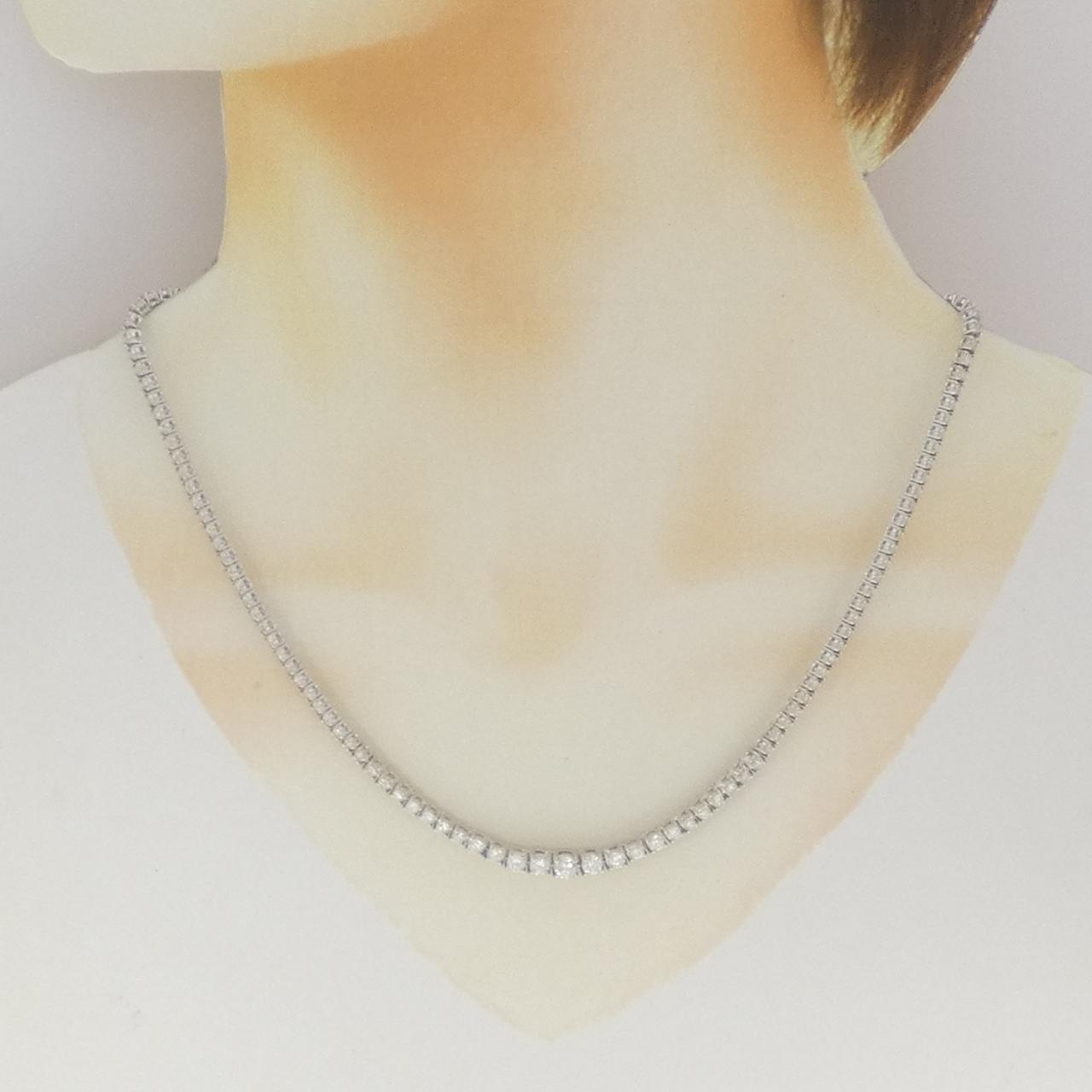 プラチナ850 ダイヤモンドネックレス
