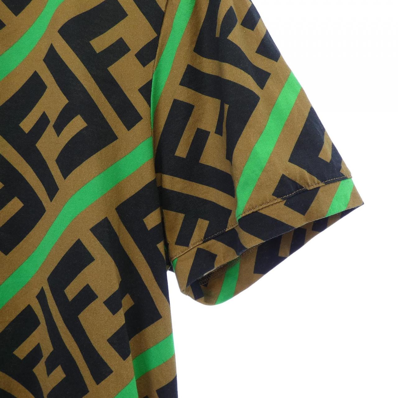 フェンディ FFモチーフ コットンTシャツ