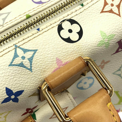 ルイヴィトン マルチカラー スピーディ コーティングキャンバス ボストンバッグ