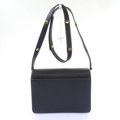 マルニ TRUNK レザーショルダーバッグ