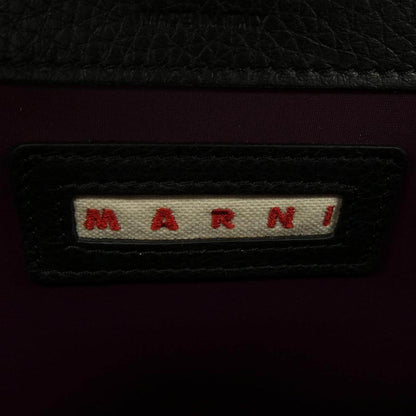 マルニ TRUNK レザーショルダーバッグ