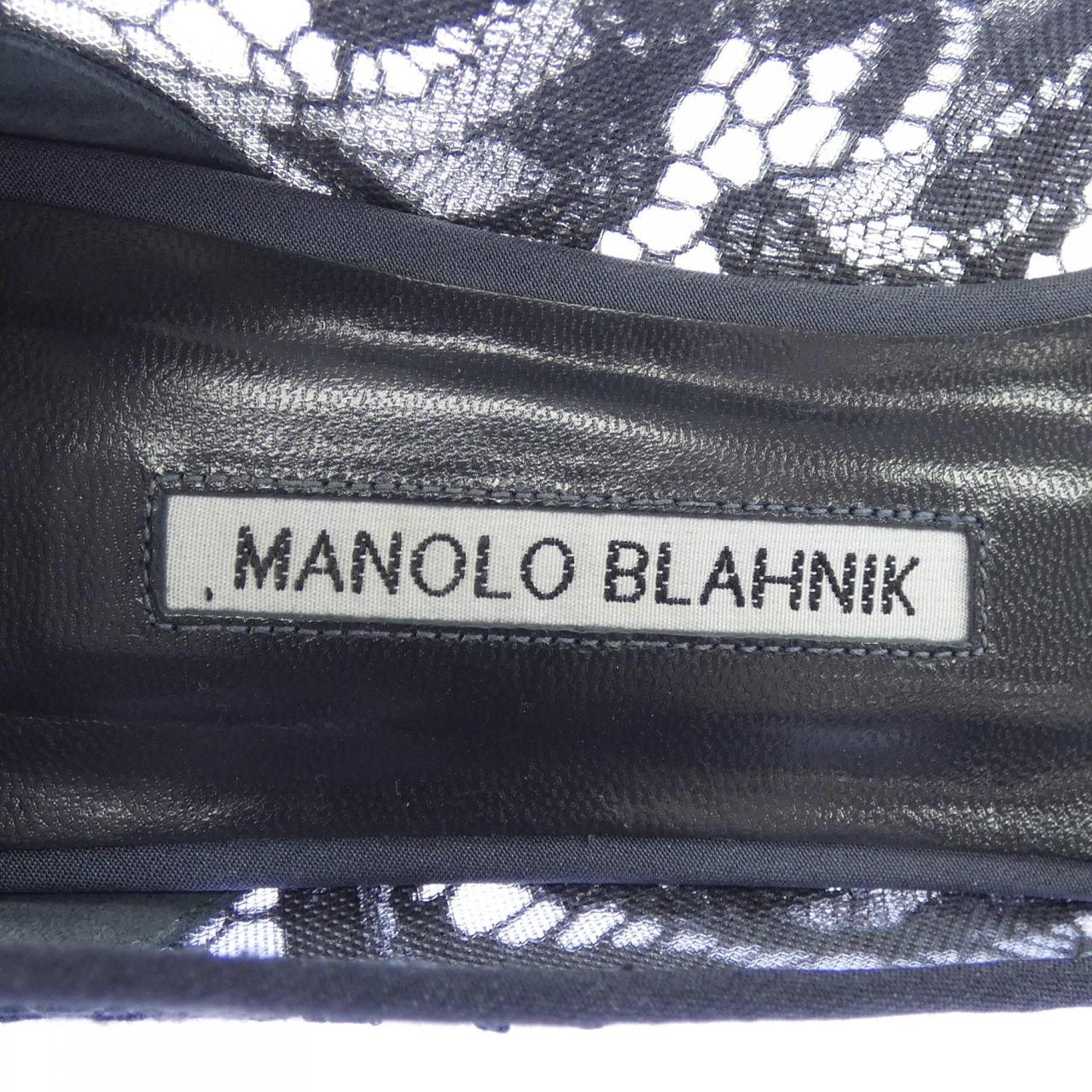 マノロブラニク HANGISIFLAT レースフラットシューズ