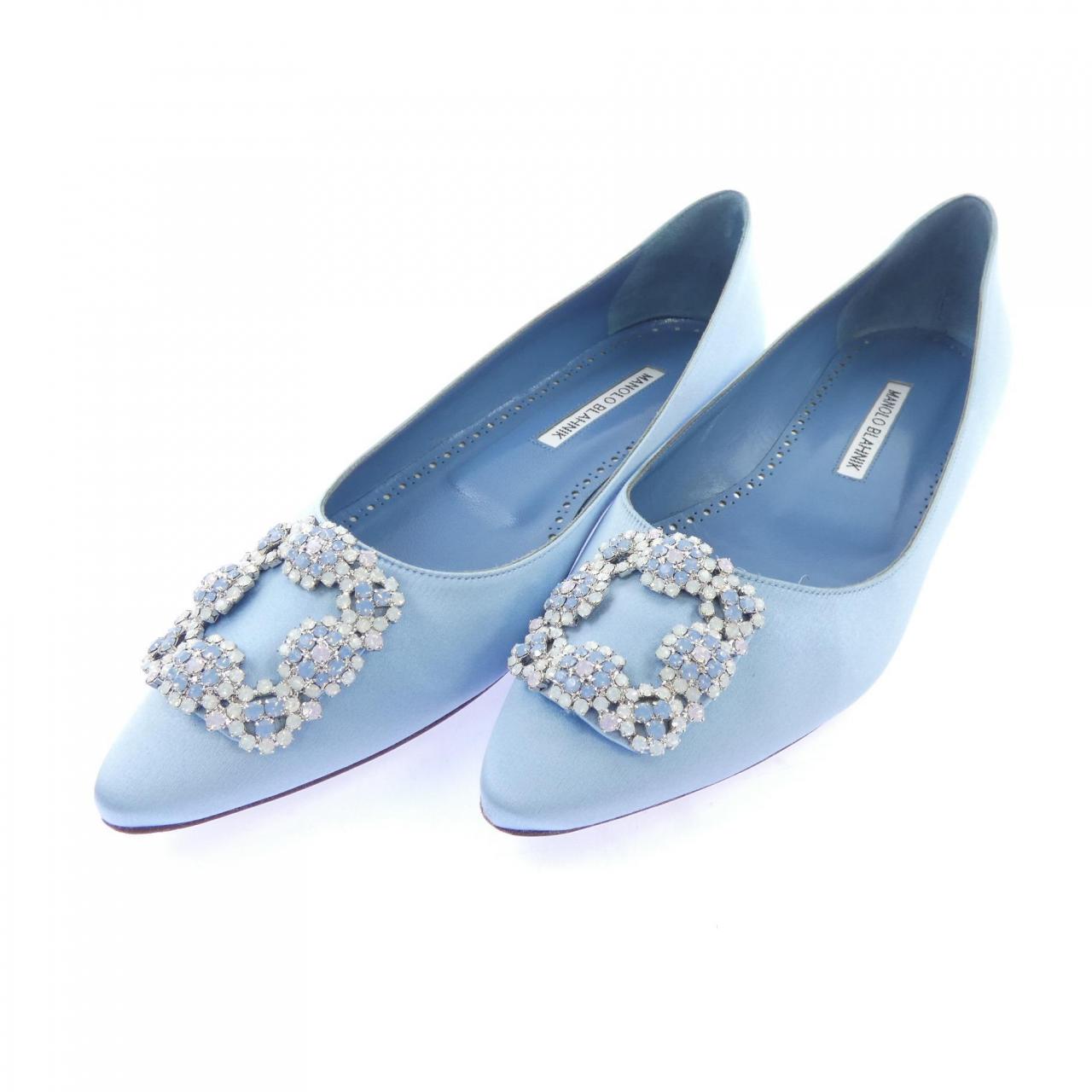 マノロブラニク HANGISIFLAT OPAL フラットシューズ