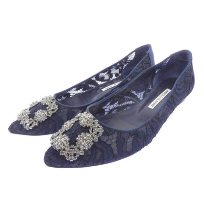 マノロブラニク HANGISI FLAT レース フラットシューズ