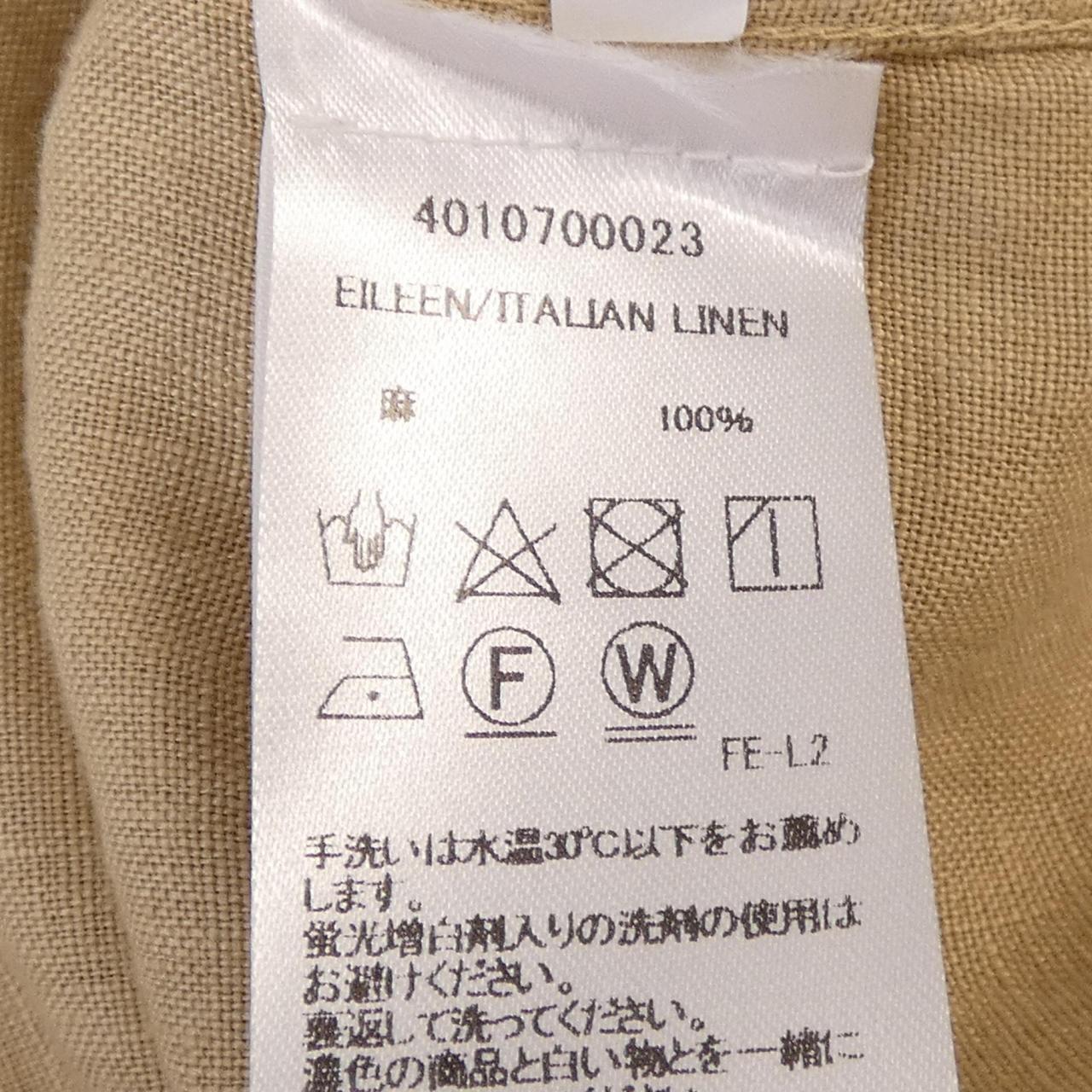 フランクアンドアイリーン EILEEN ITALIAN LINEN シャツ