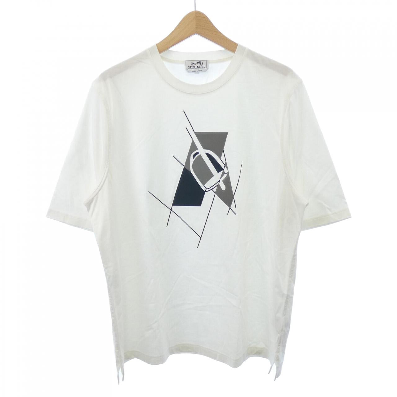 エルメス エトリエ アン フラグモン コットン Tシャツ