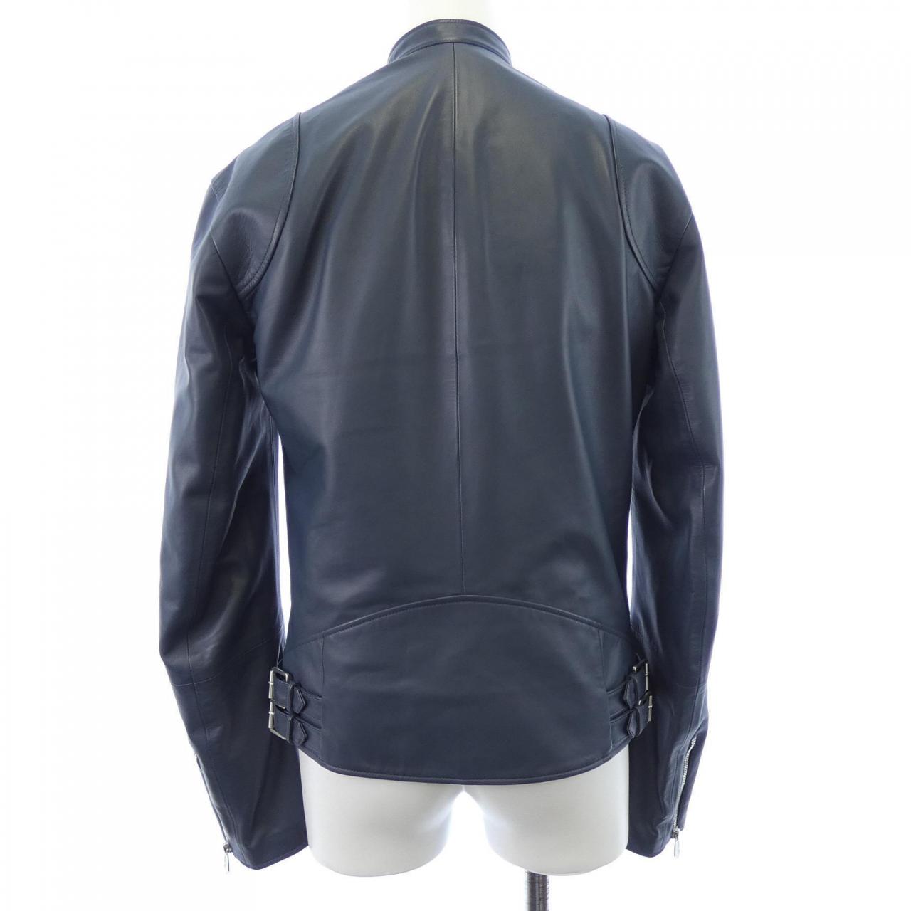 エルメス OD-080044 ラムレザーライダースジャケット