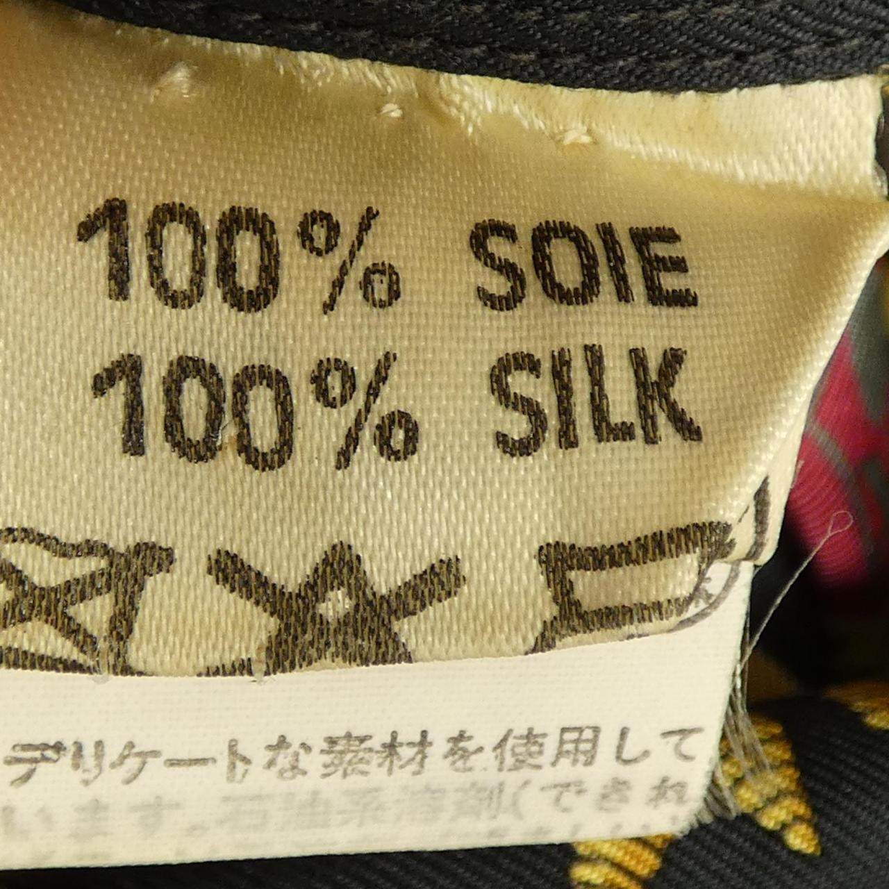 エルメス FLVCTVAT NEC MERGITVR シルクシャツ42