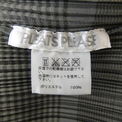 プリーツプリーズ チェックトップス