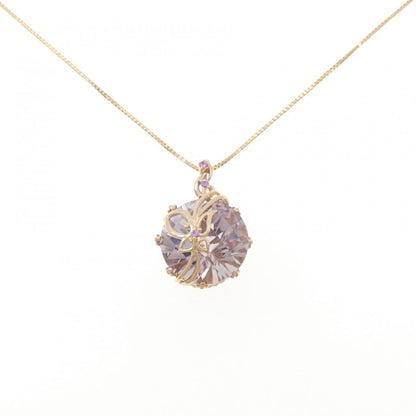 Au750カラーストーンダイヤモンドネックレス