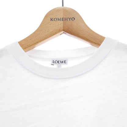 ロエベ フローラルアナグラム コットンTシャツ