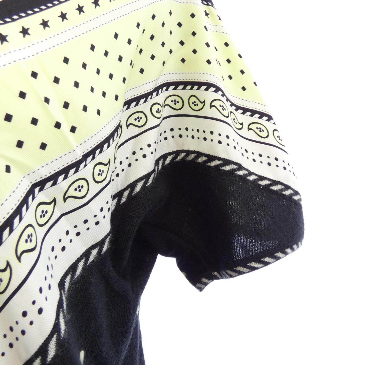エルメス HARNAIS DE COUR BANDANA シルクカシミヤトップス
