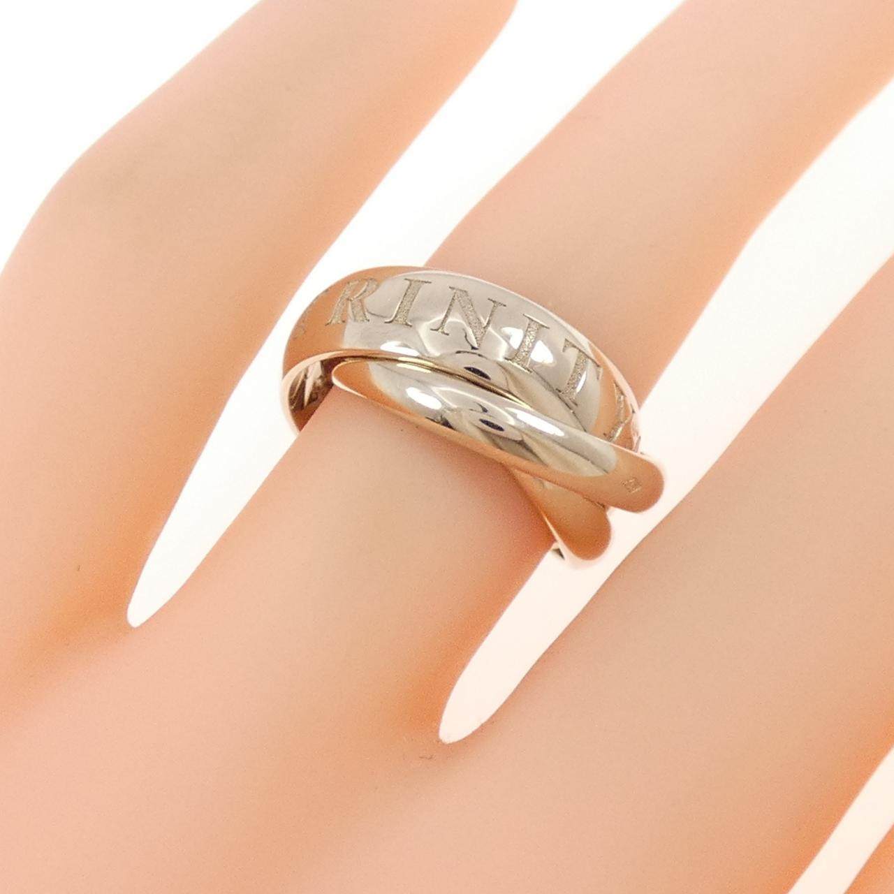 カルティエ トリニティ Au750 リング 6号