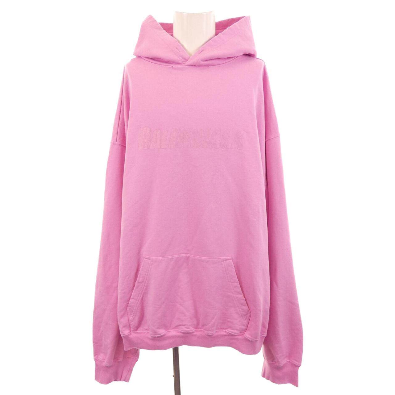 バレンシアガ DESTROYED LOGO PRINT パーカー