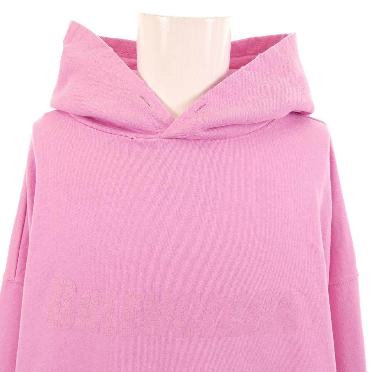 バレンシアガ DESTROYED LOGO PRINT パーカー