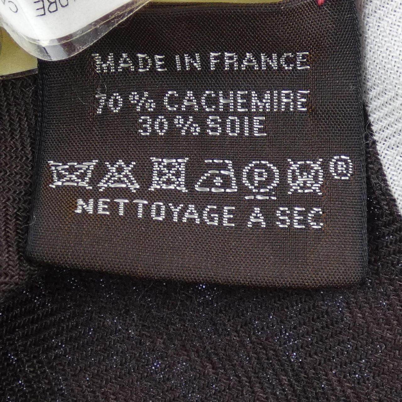 エルメス ENCADRE シルクカシミヤショール