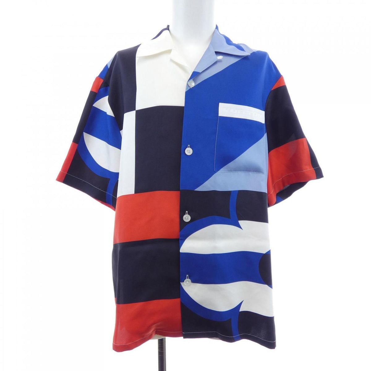 ルイヴィトン シルク半袖シャツ