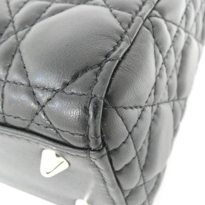 クリスチャンディオール MY ABCDIOR レディディオール スモール ラムスキン ハンドバッグ