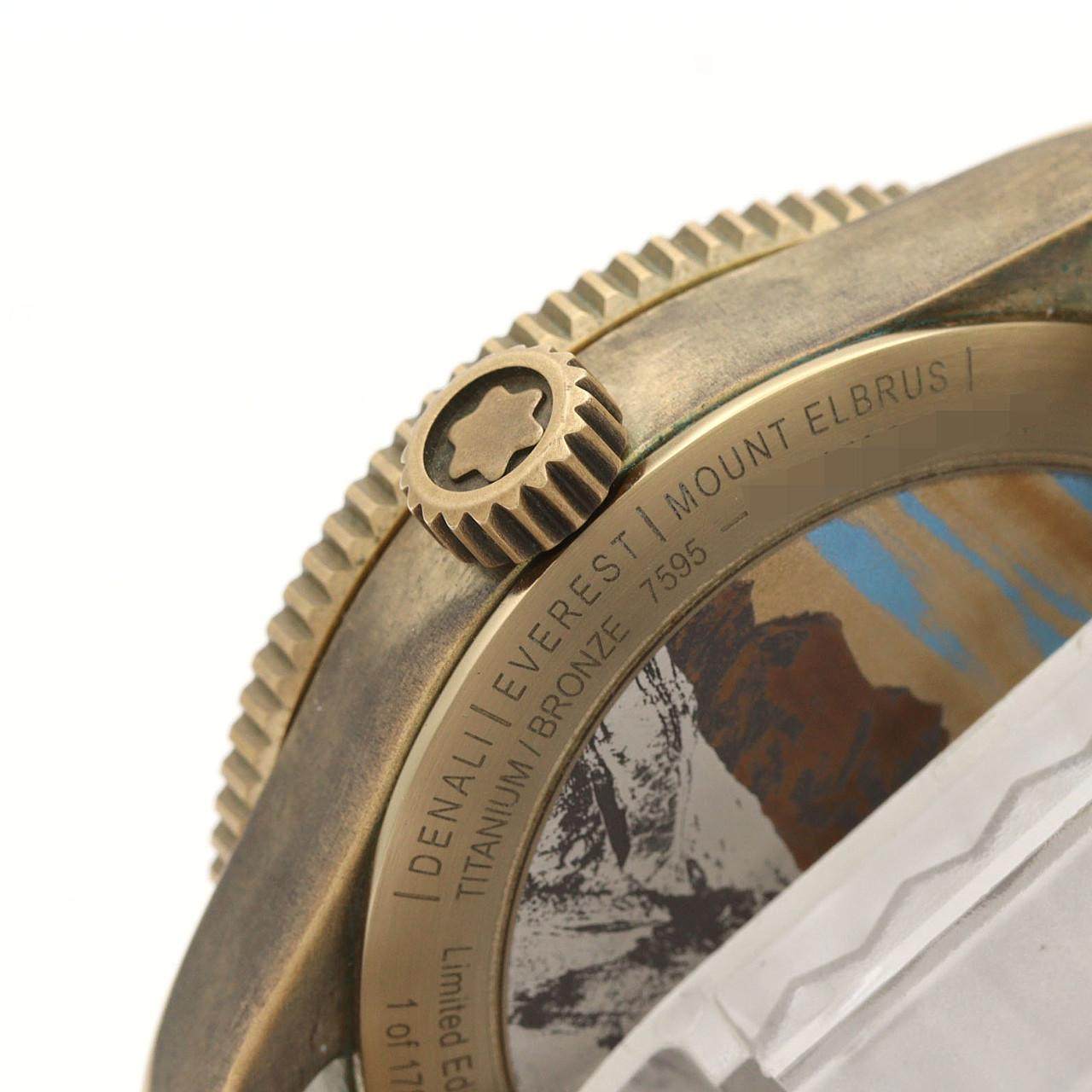 モンブラン 1858ジオスフェールゼロオキシジェン チタニウム 自動巻 限定