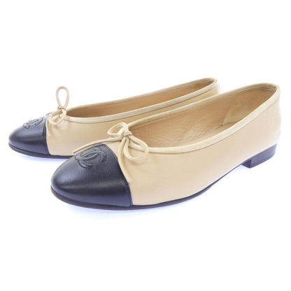 シャネル BALLET FLATS ラムスキン フラットシューズ