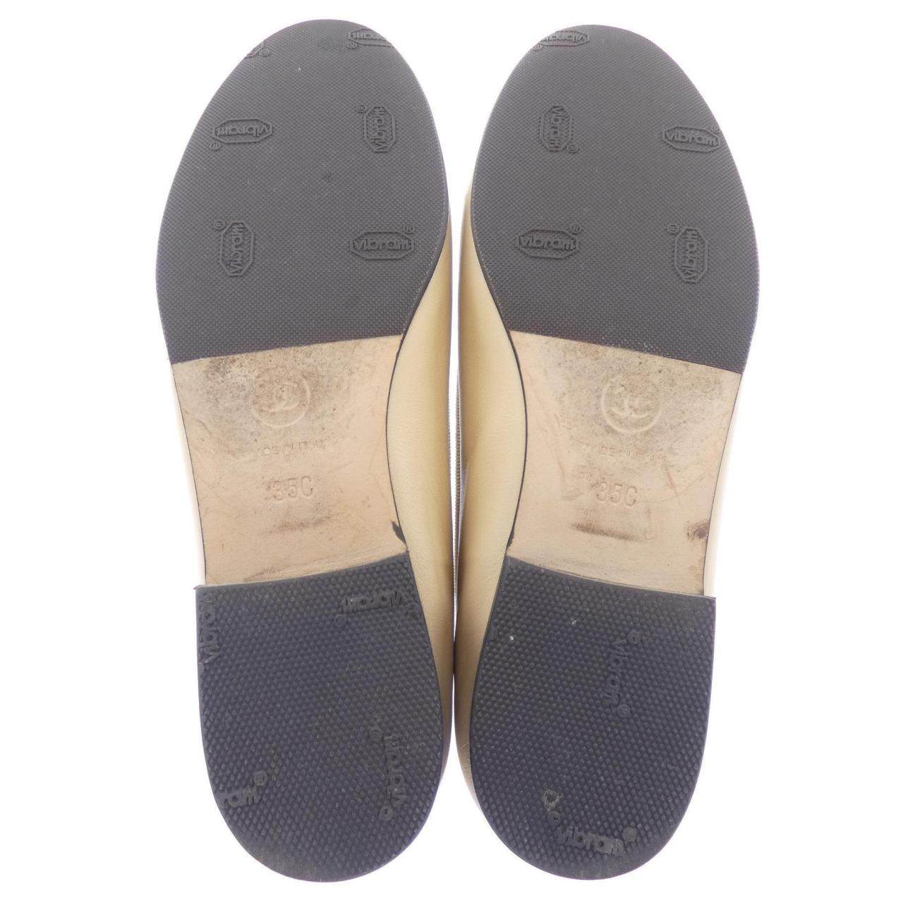 シャネル BALLET FLATS ラムスキン フラットシューズ