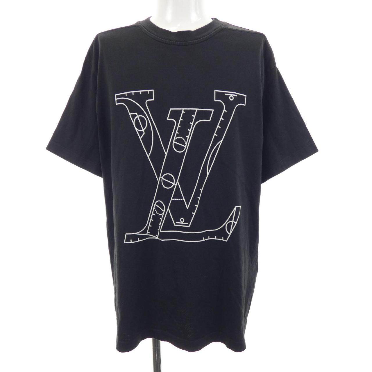 ルイヴィトン NBAフロント&バックプリント コットンTシャツ