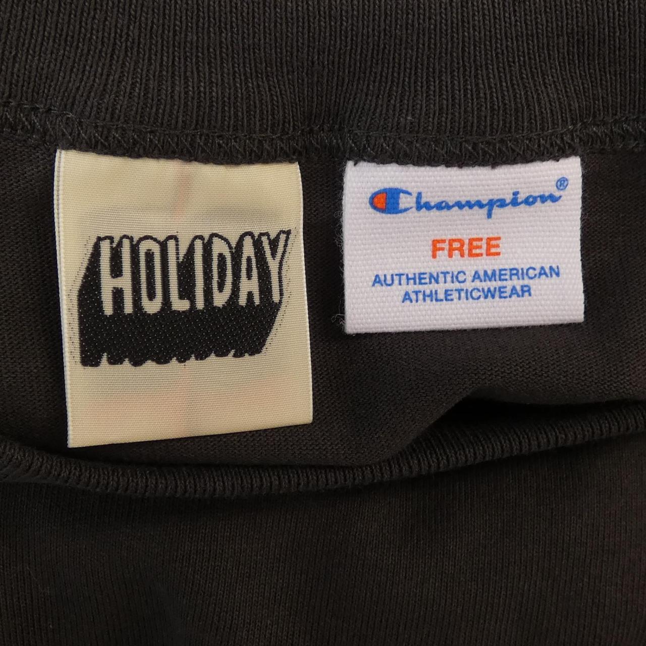 ホリデイ CHAMPION コットンTシャツ