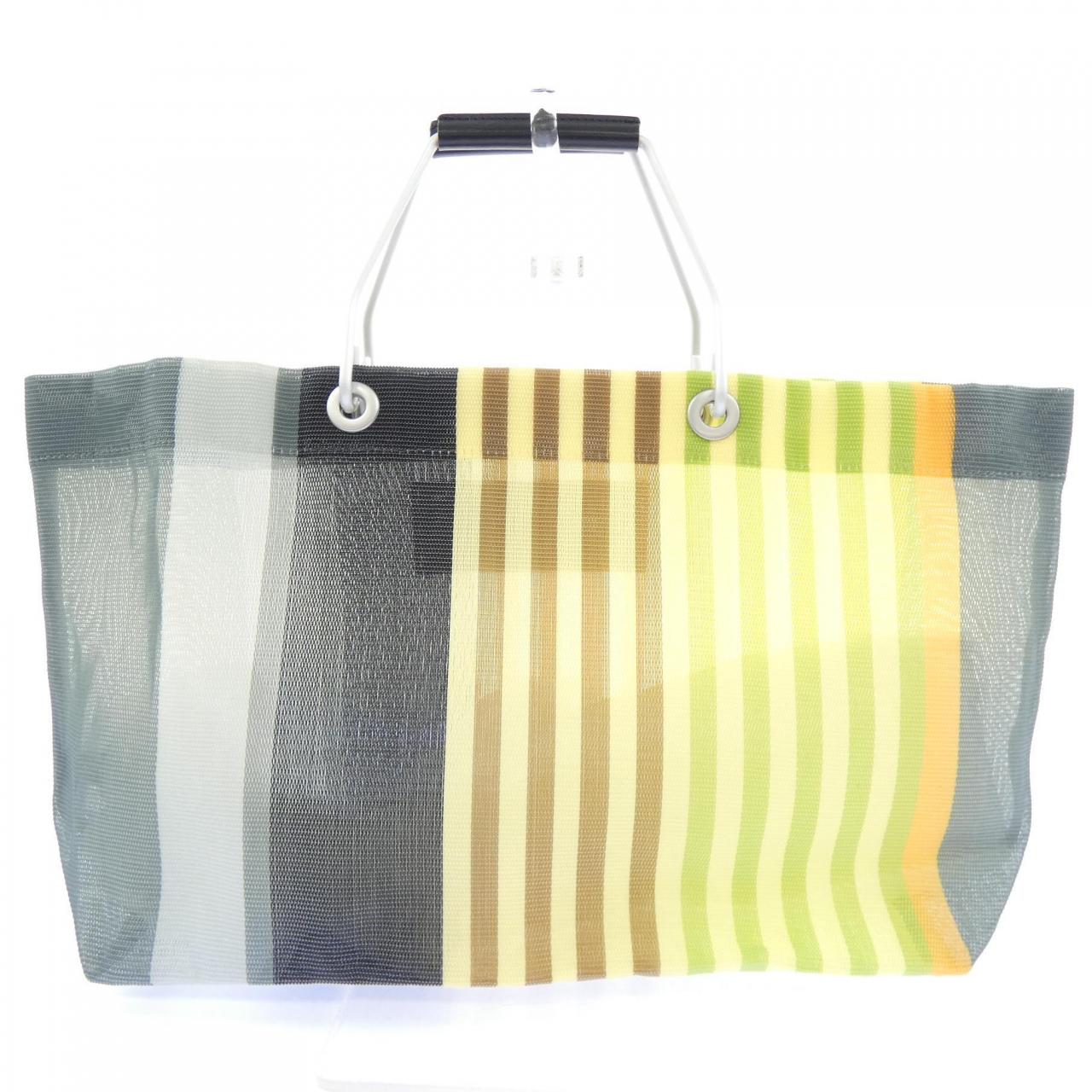 マルニ MARNI MARKET STRIPE MINI ファブリック トートバッグ