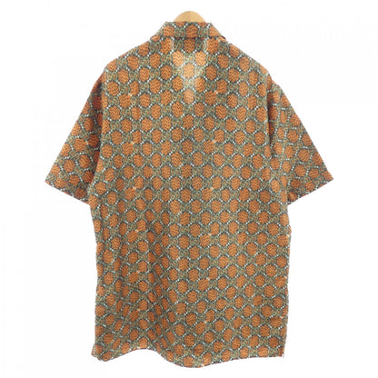 グッチ シルク半袖シャツ