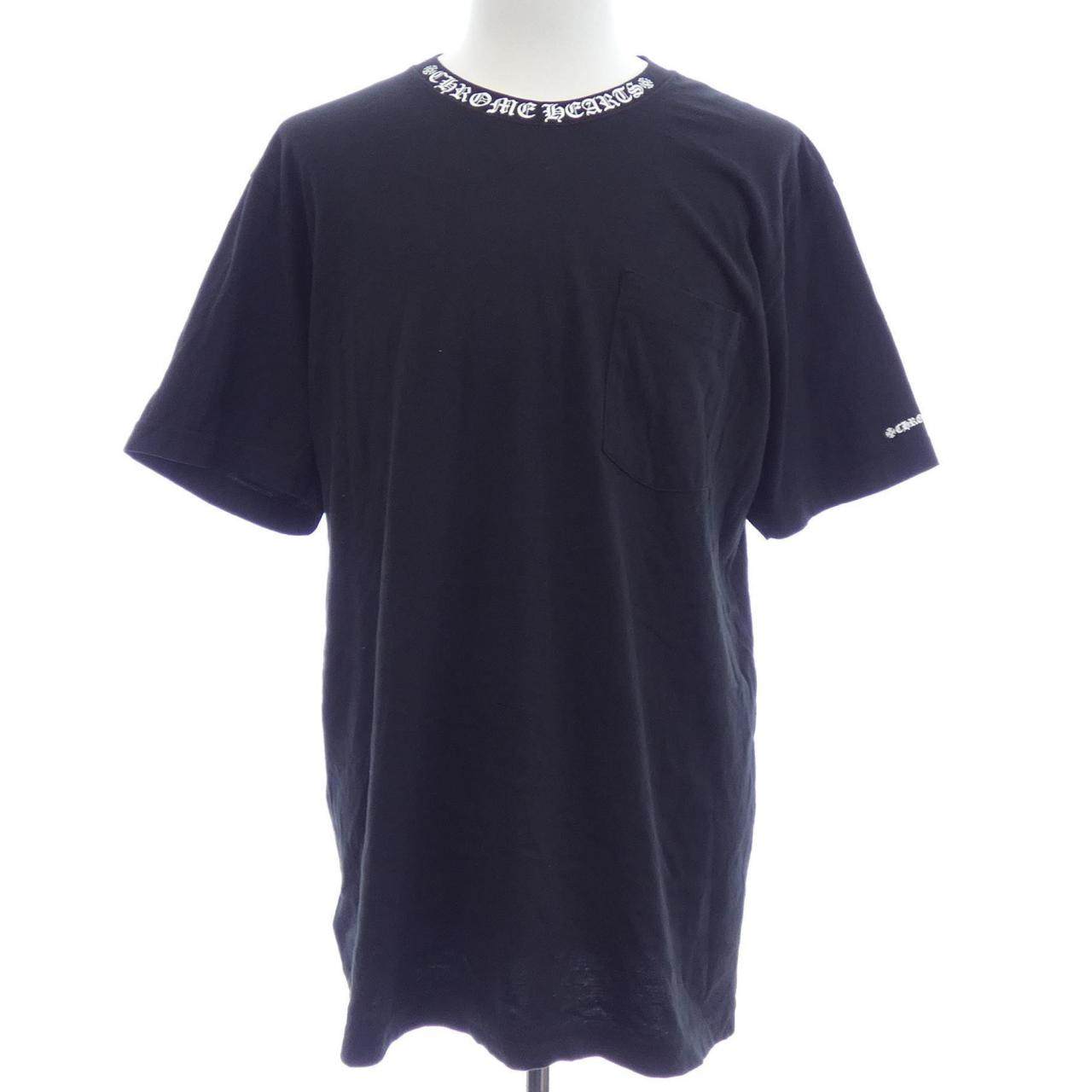 クロムハーツ NECK LOGO コットンTシャツ
