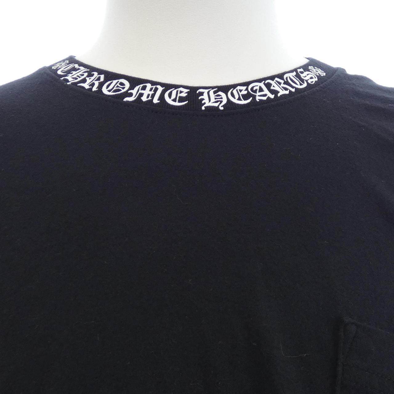 クロムハーツ NECK LOGO コットンTシャツ