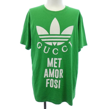 グッチ アディダス コットンTシャツ