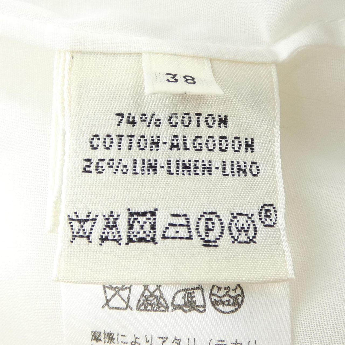 エルメス シルクシャツ38