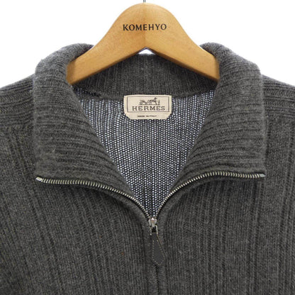 エルメス カシミヤ100%カーディガン