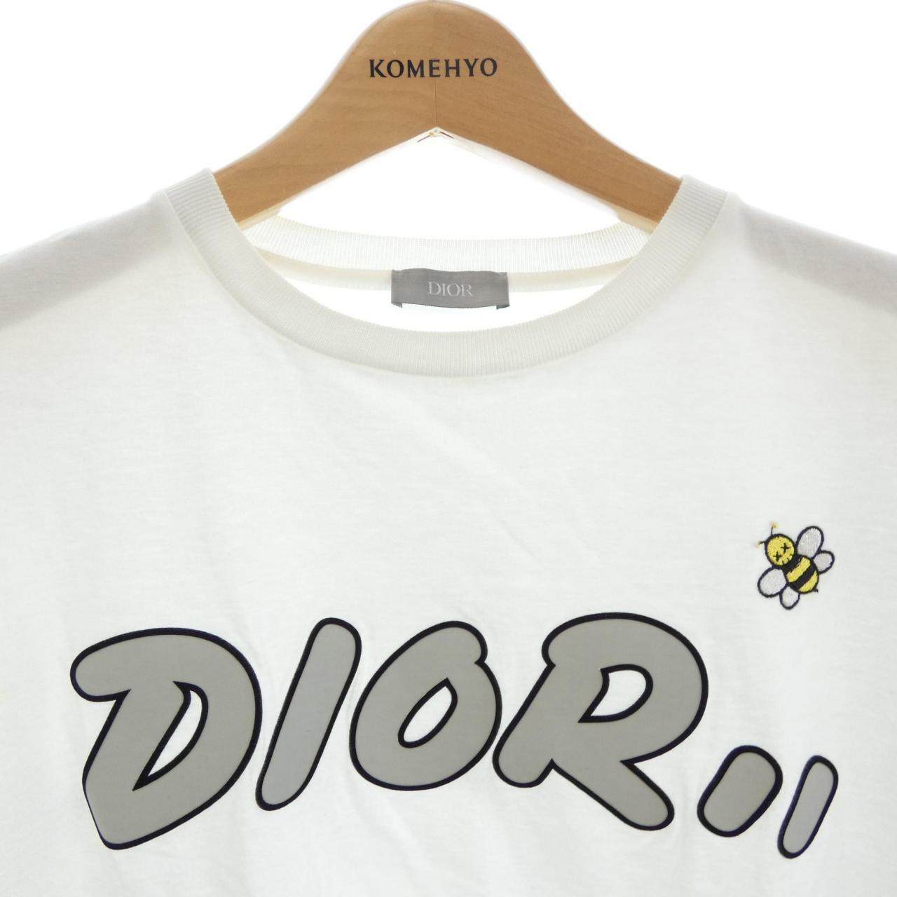 ディオール KAWS BEE 刺繍 コットン Tシャツ