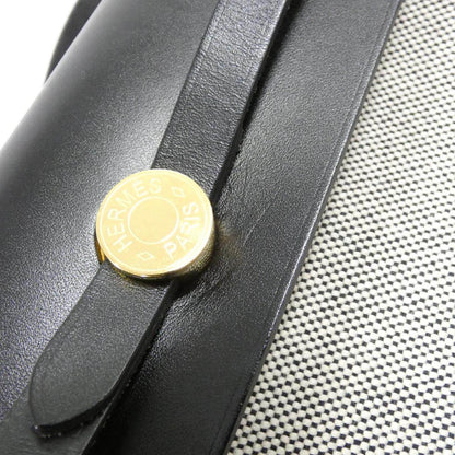 エルメス エールバッグジップ トワルアッシュヴァイキング ヴァッシュハンター ショルダーバッグ
