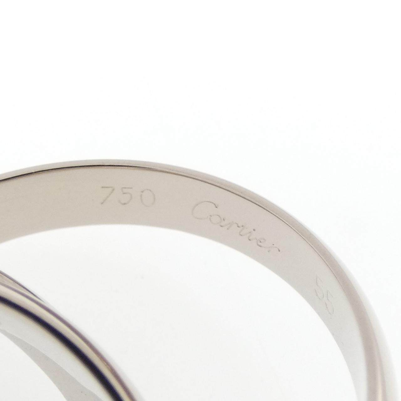 カルティエ トリニティ 750ホワイトゴールド リング 15号