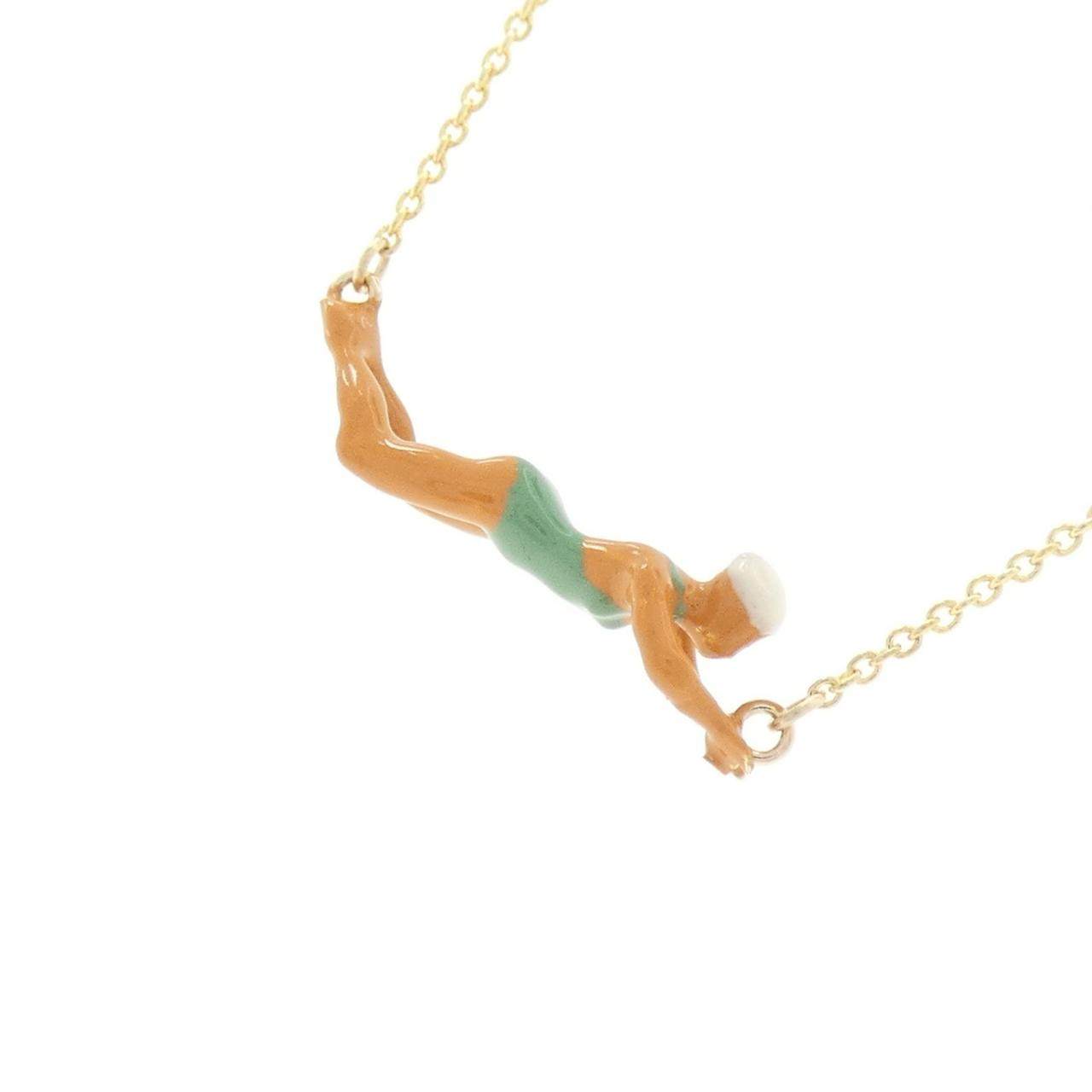 アリータ NADADORA 375イエローゴールドネックレス