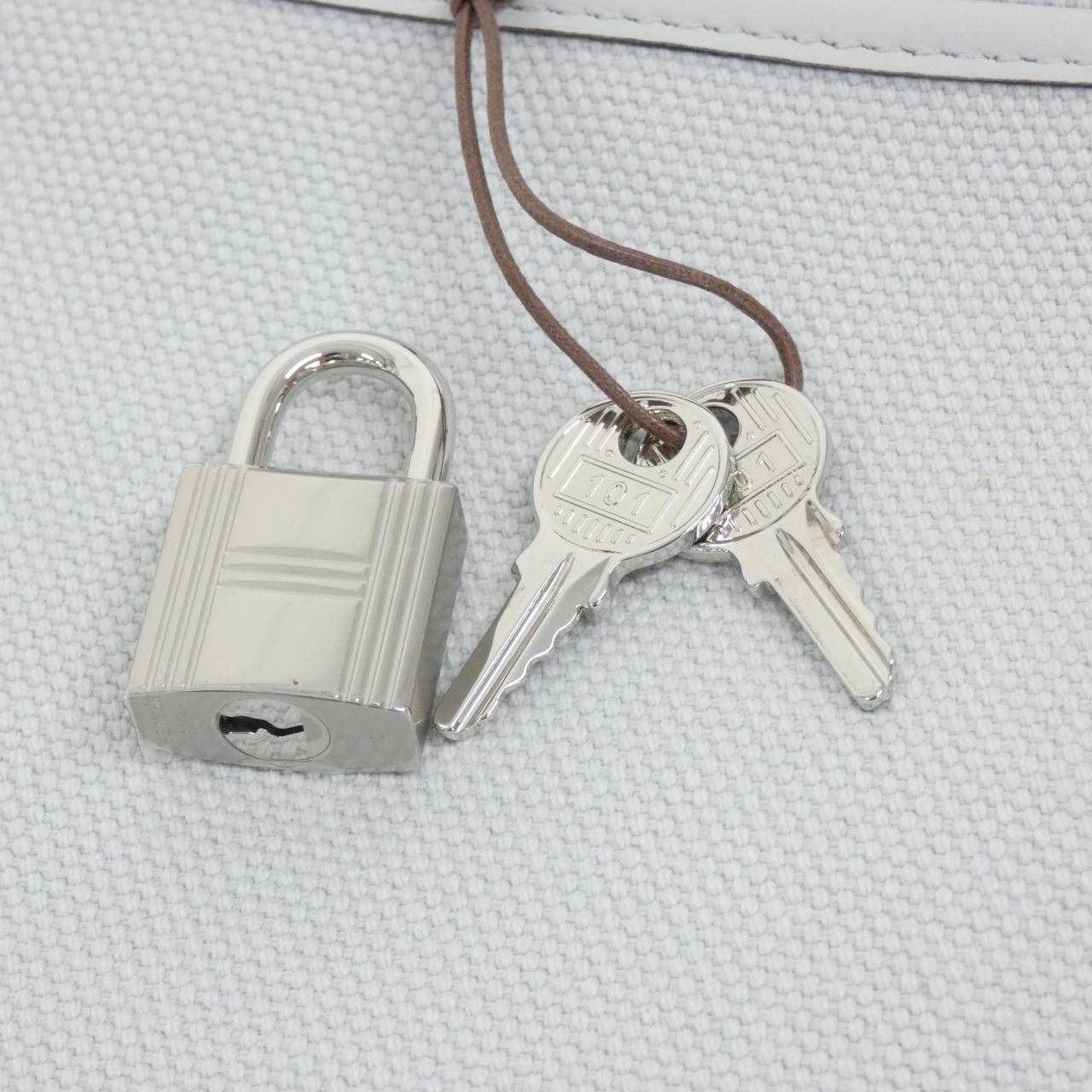 エルメス ピコタンロックポケットPM トワルゴエラン スイフト ハンドバッグ