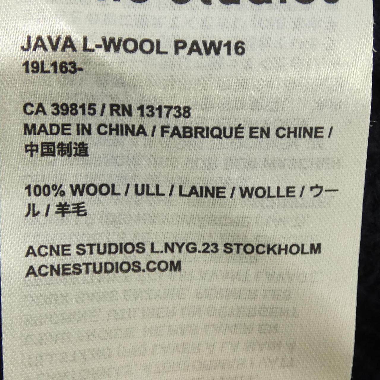 アクネストゥディオズ JAVA L-WOOL PAW16 ウールニット