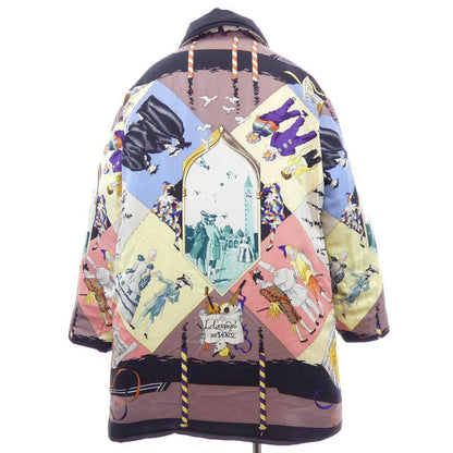 エルメス LE CARNAVAL DE VENISE ツイルレーヌ コート40