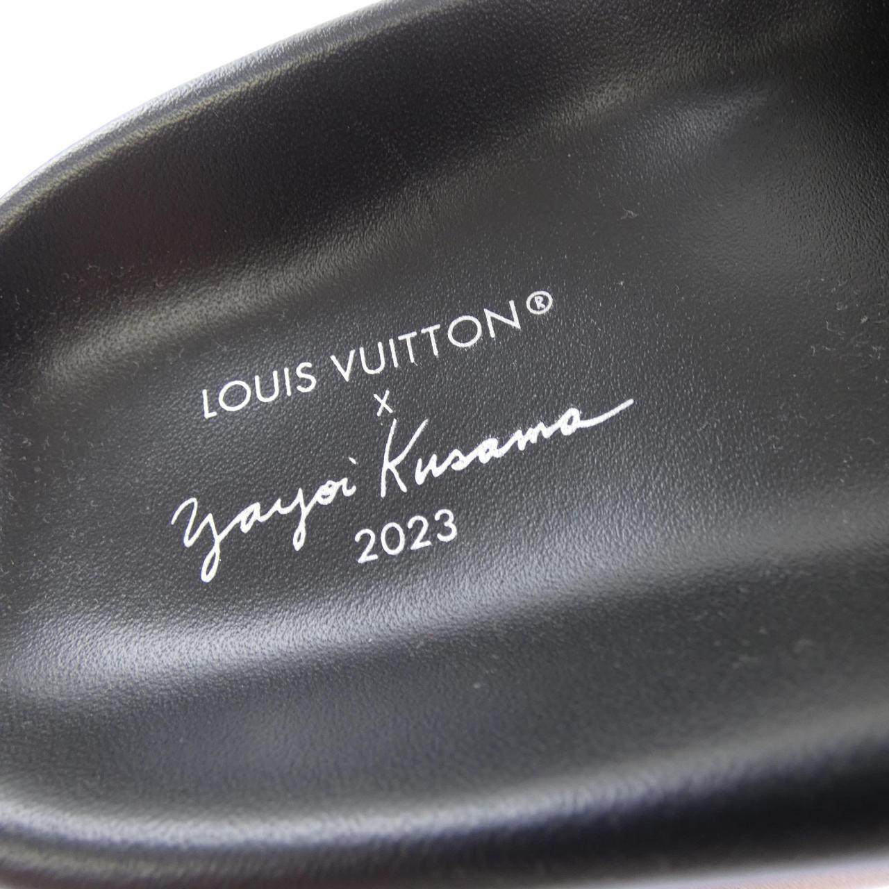 ルイヴィトン LV×YKプールピロー・ライン ミュール