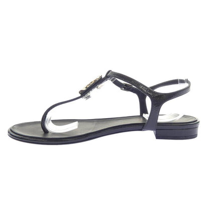 シャネル THONGS パテントカーフスキン サンダル