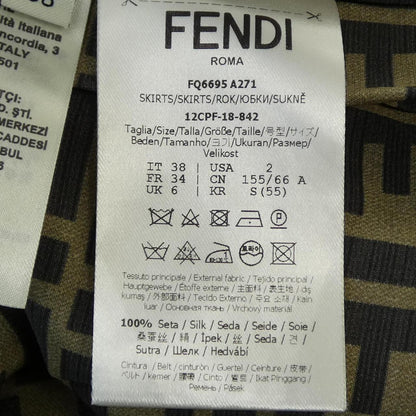 フェンディ シルクスカート