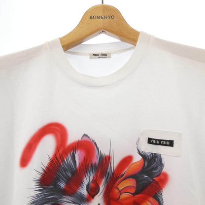 ミュウミュウ コットンTシャツ