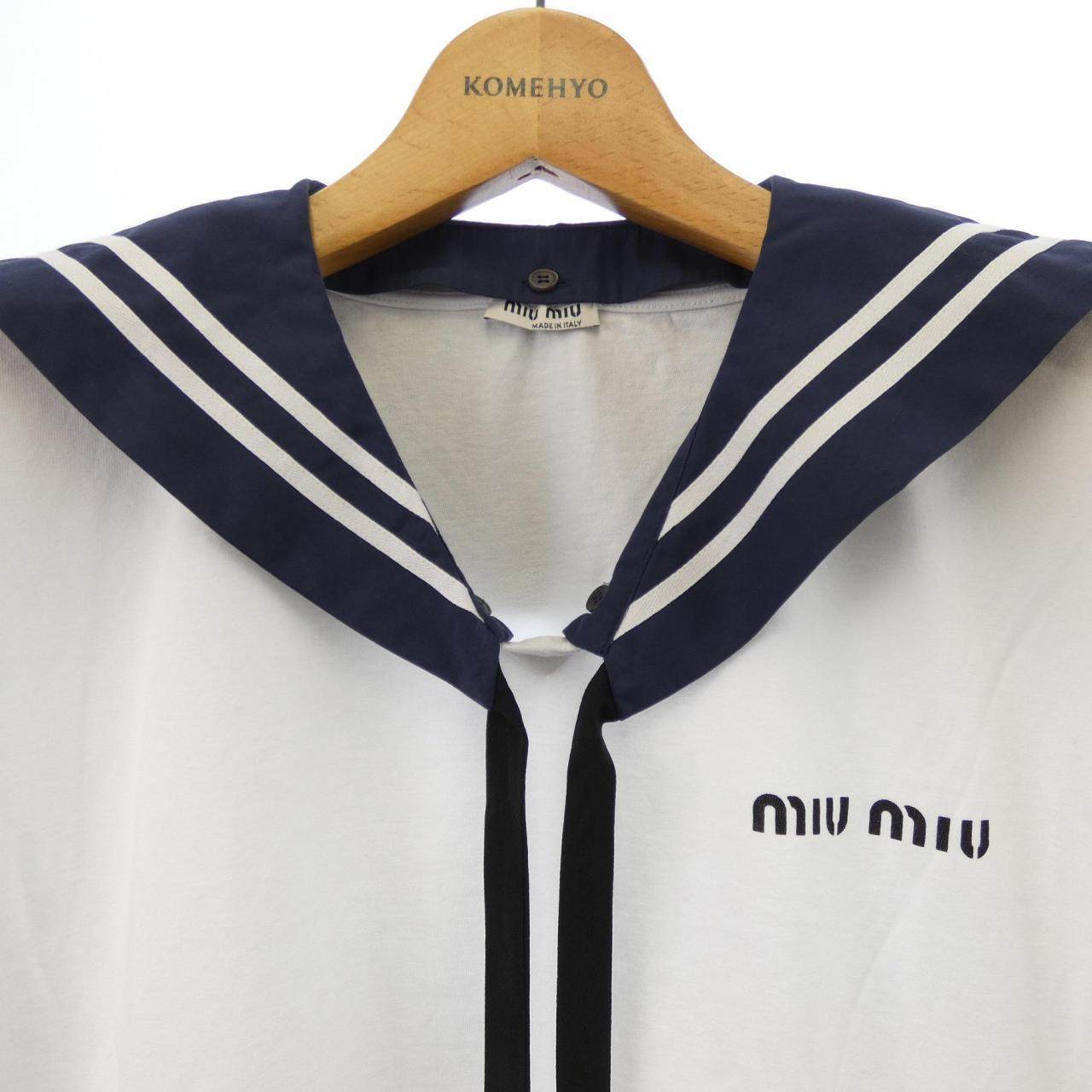 ミュウミュウ コットンTシャツ