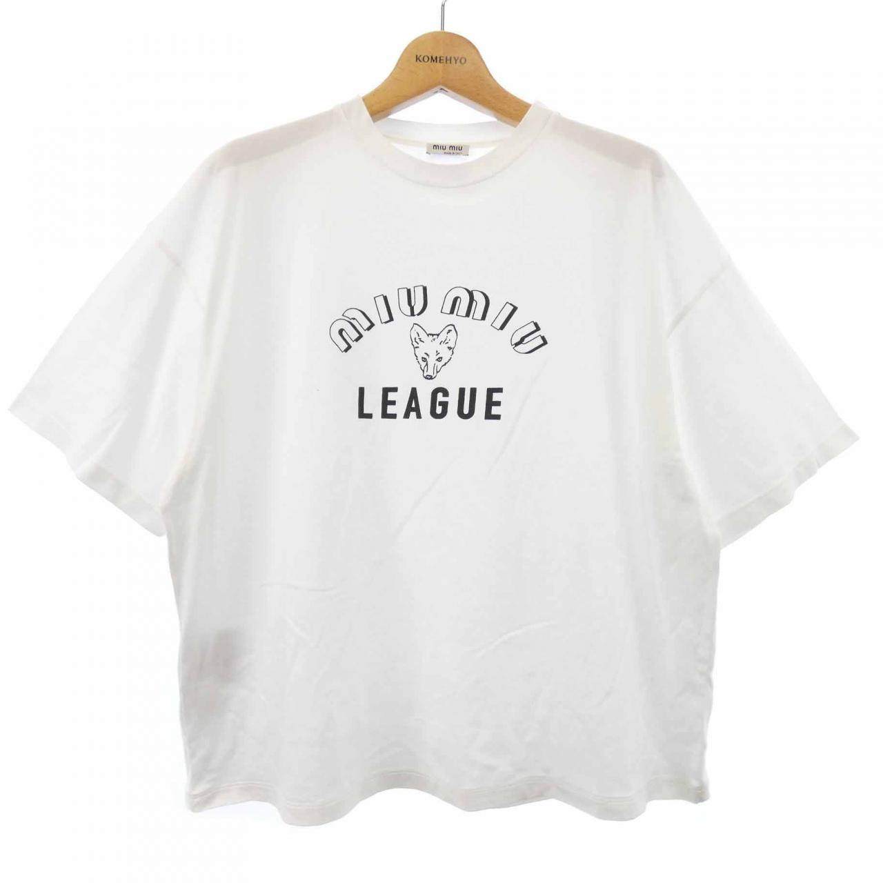 ミュウミュウ コットンTシャツ