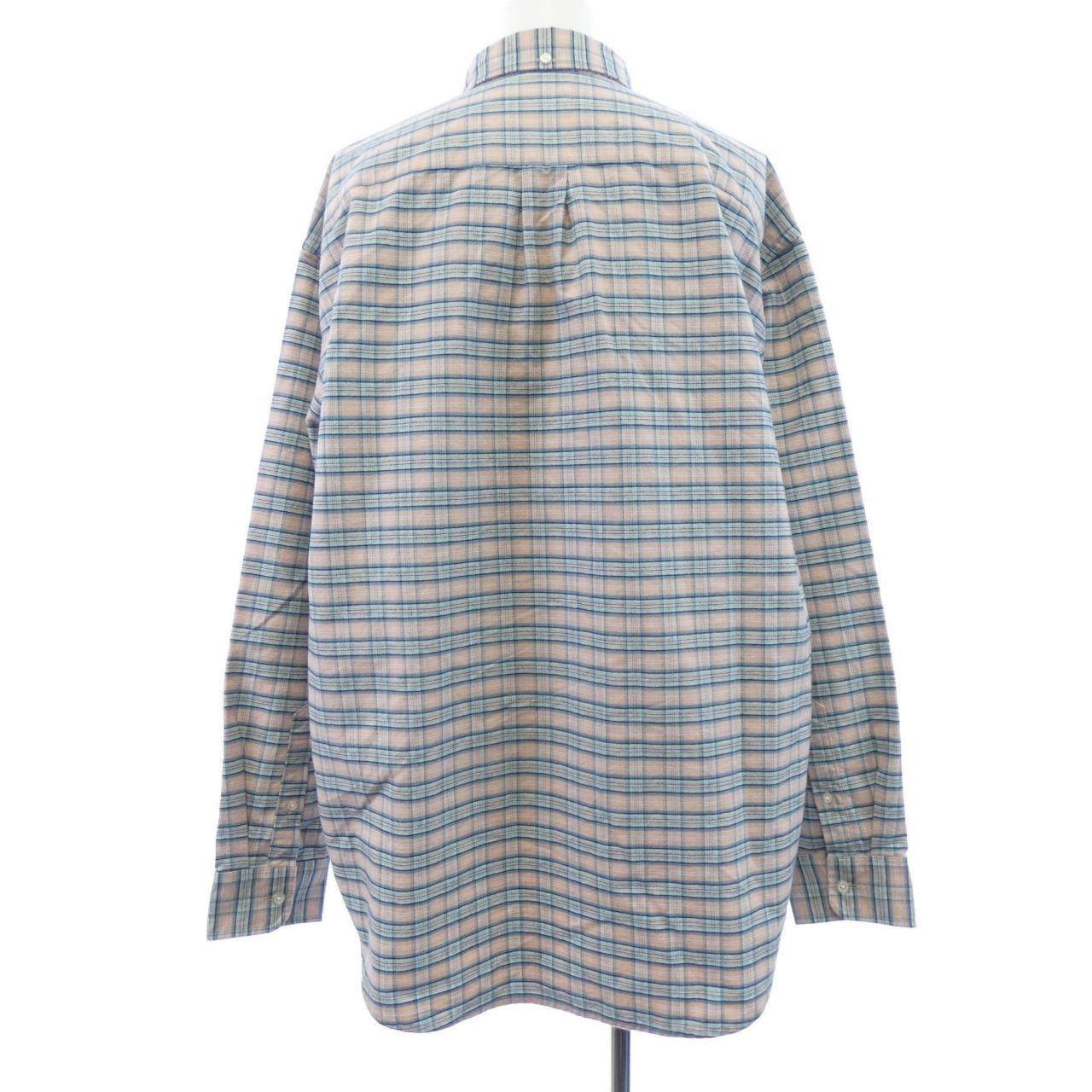 シュプリーム Loose Fit Flannel Oxford フランネルオックスフォードシャツ