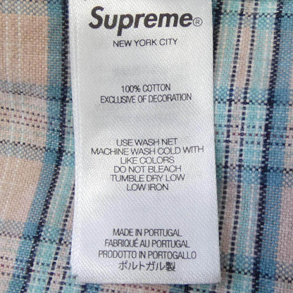 シュプリーム Loose Fit Flannel Oxford フランネルオックスフォードシャツ