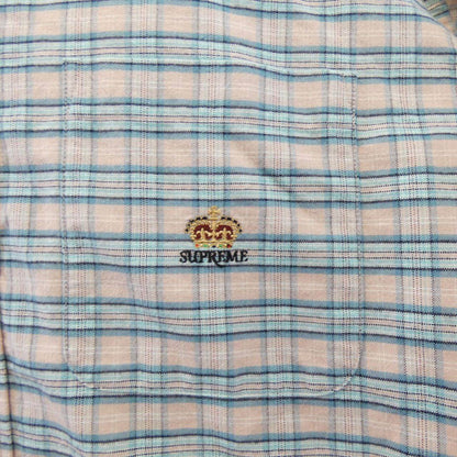 シュプリーム Loose Fit Flannel Oxford フランネルオックスフォードシャツ